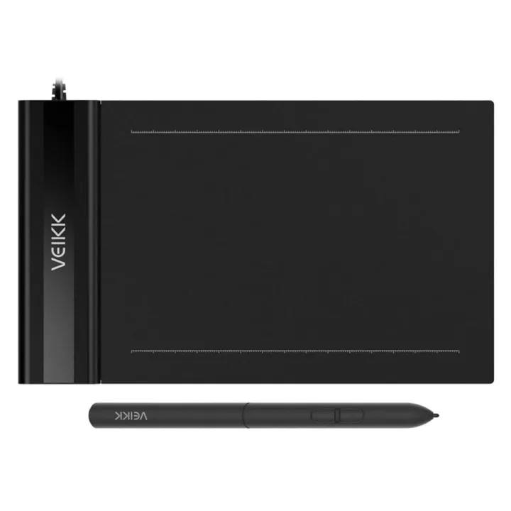 VEIKK S640 6 x 4 inch Ultra-Thin Easy Carrying Pen Tablet Graphics Drawing Tablet Support Androidphone Digital Drawing Writing Pad with 8192 Levels Pressure Sensitivity Battery-Free Pen
