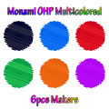 Monami OHP Pen Fine Point Permanent CD/DVD Marker Pen Premium 1Pcs. 