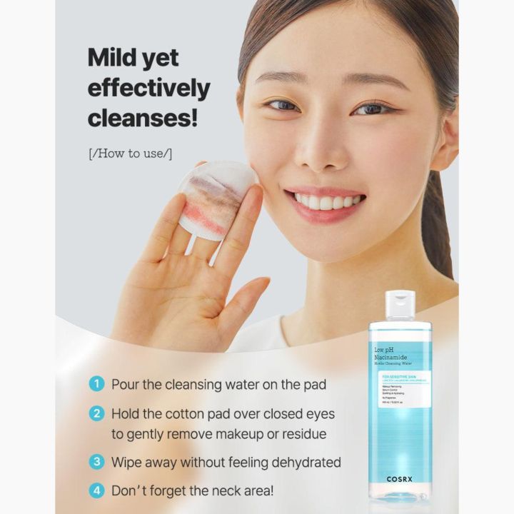 COSRX%20Low%20pH%20Niacinamide%20Micellar%20Cleansing%20Water%20100ML%20-%20Image%203