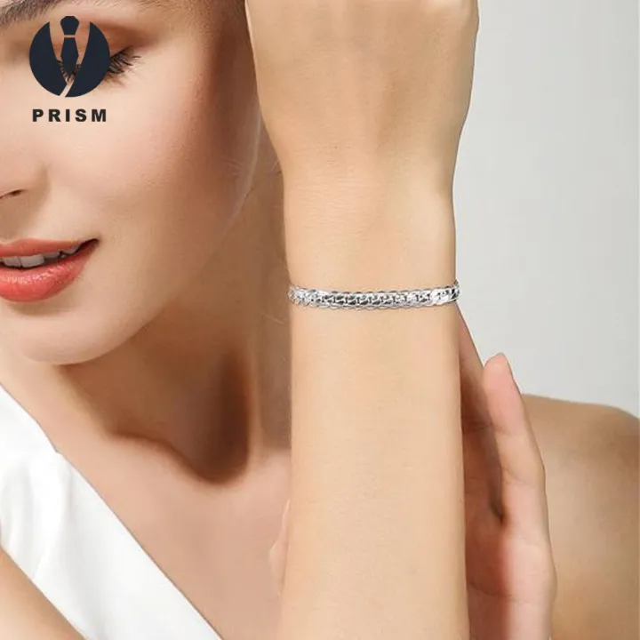 Prism%20Men%20Electroplated%20Bracelet%20Stylish%20Unisex%20Silver%20Bracelet%20Perfect%20Gift%20for%20Anniversary%20Birthday%20Prom%20Party%20Lightweight%20Alloy%20Wrist%20Jewelry%20Electroplated%20Polished%20Bangle%20Men%20Jewelry%20-%20Image%205