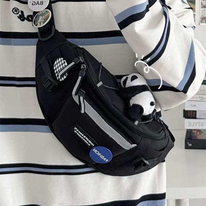 ins%20New%20Hong%20Kong%20Style%20Chest%20Bag%20Men's%20Business%20Shirt%20Trendy%20All-Match%20Casual%20Messenger%20Bag%20Japanese%20Large%20Capacity%20Sports%20Waist%20Bag%20for%20Women%20-%20Image%206