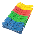 Heavy Plastic Cloth Clips - 24Pcs Cloth Clips Pins Pegs Hanging Clothing Clip. 