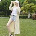 Sun Protection Clothing Women's UV-Proof Breathable Summer Internet Influencer Long Windproof Mid-Length Clothes Sports Windbreaker over the Knee Thin Coat. 