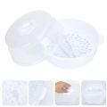 Baby Bottle Sterilizer Box Pacifier Storage Case Microwave Steam Container Dryer Holder. 