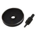 Hole Saw Tooth HSS Steel Hole Saw Drill Bit Cutter Tool for Metal Wood Alloy 80mm. 
