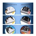 NAMUNY 4X Blade Nozzles Pet Clipper Blade Steel Cutter Dog Hair Trimmer Spare for 938 X1 X5 P3 P2 X7 P7 S1 T2 T3 C1. 