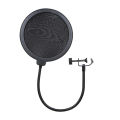HXSJ Micro-Phone Pop Strainer Mic Shield Dual Layer Singing Windscreen Professional Mic Studio Pop Strainer. 