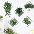 Black Birdcage Leaves Silhouette Wall Decor Sticker Living Room Bedroom Decal. 