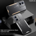 NORVIK For VIVO Y36 4G/Y36 5G NORVIK Phone Case Aluminum Metal shocckproof Shell Matte Back Cover Silicone Full Camera Protection Casing. 