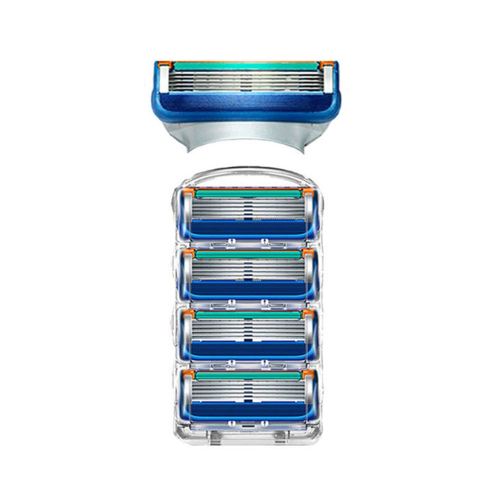 KOKKO Men Stainless Steel Razor Blades Kit 5-layer Precision Trimmer No Vibration Less Skin Irritation Compatible For Gillette