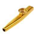 Metal Kazoo Flute Mouth Music Instrument Harmonica Practical Golden. 