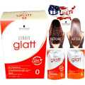Professional Salon Pack Schwarzkopf Strait Glatt 120ML x 2 Straightener Cream for Creates a permanent straight, smooth and shiny hair. 