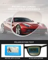 Polarized Higher Grade Sunglasses for Men and Women Free Pouch UV400 Lens. 