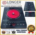Multipurpose Infrared Cooker for All type of Pots/Pans 2000W Super-Fast Longer Full Touch Electric Cooker. 