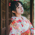 Kimono Improved Women's Japanese Formal Wear Traditional Women's Clothing Photography Bathrobe Japanese God Ming Girl Japanese Summer Photography Clothes. 