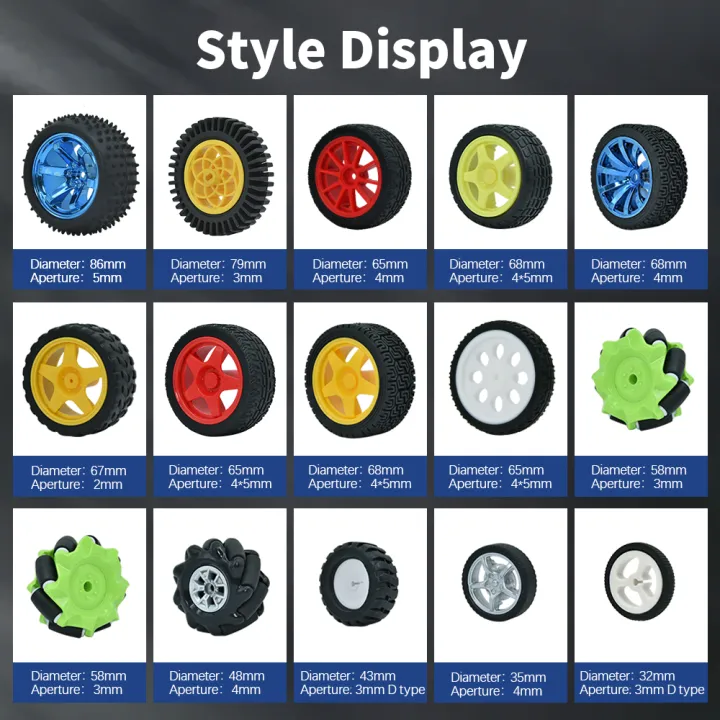 1pc%20Robot%20Wheel%20Mecanum%20Leftright%20Different%20Colors%20Wheels%20For%20Motor%20Arduino%20Smart%20Car%20Robot%20Wheel%20Accessories%20-%20Image%202