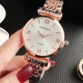 Stainless Steel Luxury Ladies Watch Quartz Analog Business Chain Casual Wrist Dial Watches For Women Girls 181304498 TecZone LK. 