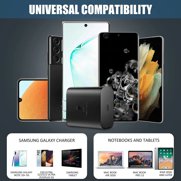 Samsung%2045W%20USB-C%20Power%20Adapter%20Super%20Fast%20Charger%20Type%20C%20US%20Plug%20Wall%20Charger%20for%20Samsung%20Galaxy%20S23%20Ultra%20S23+%20S22%20Ultra%20S21%20S20%20Ultra%20Note%2020%20Note%2010+%20Z%20Fold%204%20Z%20Flip4%20A91%20Tab%20S7%20S8%20with%205A%20Fast%20Charging%20Cable%20-%20Image%205