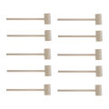 10pcs Wooden Crab Lobster Mallets Seafood Shellfish Crab Mallet Solid Natural Hardwood Crab Hammer for Cracking Seafood Tool. 