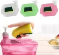 Soap Dispenser and Scrubber Holder Dishwashing Container Manual Sink Dish Washing Soap Dispenser. 