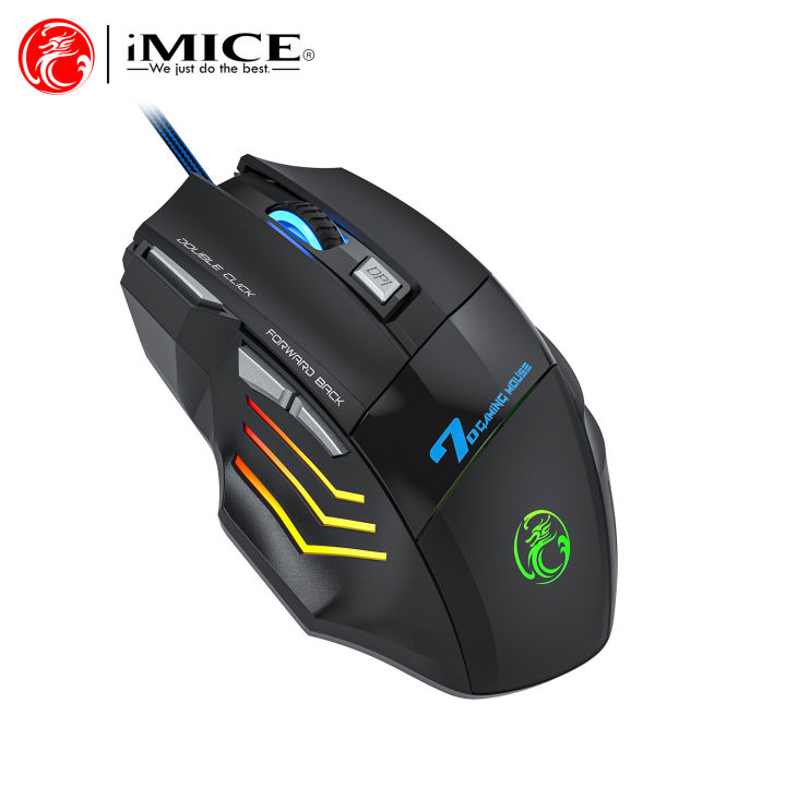 Imice IMICE X7 Optical Gaming Mouse Adjustable DPI Ergonomic Anti Slip Design ...