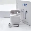 i12 TWS Wireless Bluetooth Earbuds with Touch Control and 4 Hours Playtime. 