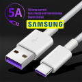 SAMSUNG 5A USB Type C Cable Fast Charging USB Charger Cable. 