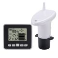 Kit Measuring Tank Liquid Ultrasonic Flow Wireless Monitor Alarm Meter Level Water Sensor Time Transmitter Depth. 