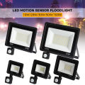 Waterproof LED PIR Motion Sensor Floodlight 10W / 20W / 30W / 50W / 100W LED Flash Light Sensor LED Flasher IP66 LED Flasher LED Flood Light Cool White LED Spotlight For Garden. 