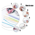 Fabric Tube Turning and Threading Tool Set Drawstring Threader Tool Set Sewing Loop Kit Includes Drawstring Threader As Shown Plastic+Metal. 