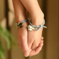 Cute Little Devil Couples Distance Matching Bracelets 2-Piece Set for Friendship and Charm. 