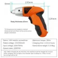 Electric Screwdriver 45 PCS Rechargeable Cordless Set 4.8V Power Drill Bit Kit. 