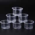 100pcs/50PCS 250ml Pickles Disposable Pudding Cups Cold Milk Dessert Bowls Clear Portion Cups With Lids For Mousses Sauce Jelly Yogurt. 