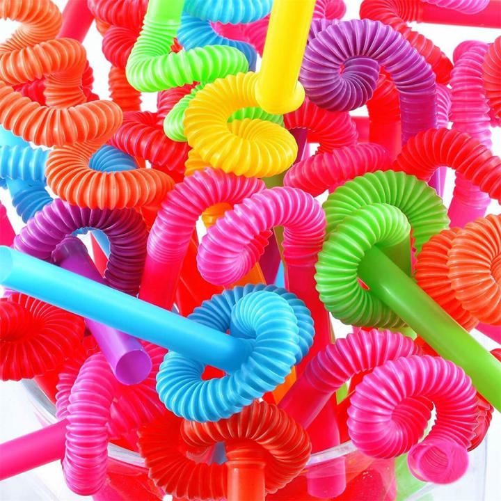 100Pcs%20Neon%20Coloured%20Straws%20Flexible%20Bendy%20Plastic%20Birthday%20Party%20Wedding%20Drinking%20Straw%20-%20Image%207