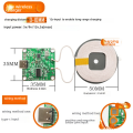 20W High Power Cell Phone Wireless Charger Module 12V Charging Pad Fast Charging Qi Standard Module Bedside Table Modification. 