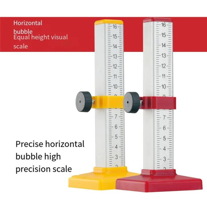 2PC Woodworking Equal Height Ruler Positioning Horizontal Elevation ...
