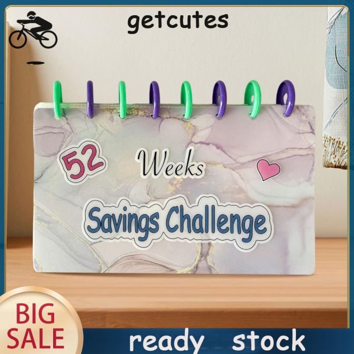 [Getcutes.ph] 52 Week Money Saving Challenge Binder Reusable Budget ...