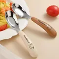 Cartoon Sanrio Spoon Kawaii Household Fall Prevention 304 Stainless Steel Baby Children Complementary Food Spoon Tableware Girl Queena. 