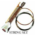 Complete Indian Esraj / Israj String Set | Full Bronze & Steel Metal Strings | Professional Replacement Strings for Traditional Classical String Instrument | High Quality Durable Esraj Strings Set for Hindustani & Devotional Music. 