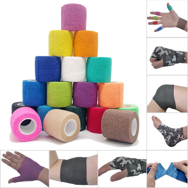 4.8m%20Colorful%20Sport%20Self%20Adhesive%20Elastic%20Bandage%20Wrap%20Tape%20Elastoplast%20For%20Knee%20Support%20Pads%20Finger%20Ankle%20Palm%20Shoulder%20-%20Image%206