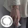 Men Hand Chain Hip Hop Style Vintage Style Men Bracelet. 