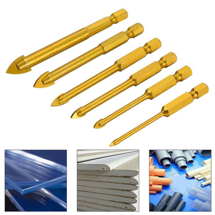 6pcs%20Glass%20Drill%20Bits%20Set%20Tile%20Ceramic%20Drilling%20Set%203/4/5/6/8/10mm%20with%201/4inch%20Hex%20Shank%20for%20Porcelain%20Marble%20Mirror%20-%20Image%204