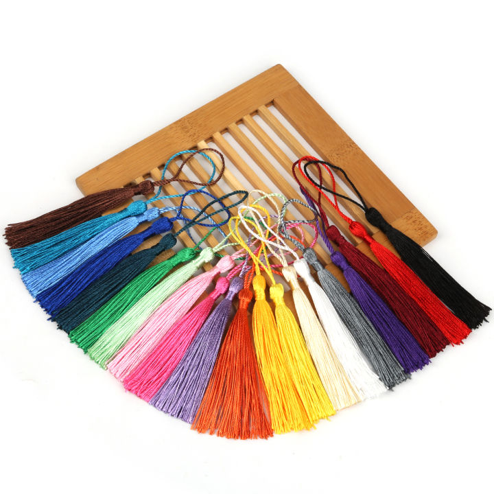32Pcs Length About 13cm Polyester Silk Tassel Hanging Spike Tassel for DIY Jewelry Making Findings Craft Making