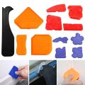 4Pcs Window Door Silicone Sealant Spreader Caulking Spatula Scraper Cement Caulk Removal Tool Finishing Sealant Grout. 