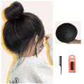 Top hair  Ponytail Hair Pad Comfortable Silicone Invisible Head Top Heightening Hair Pad Heightening Creative Silicone Head Top Soft Hair Pad for Daily hairstyle Party or event Wedding or. 