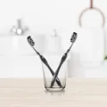 Oral B Cavity Defense 123 Black Manual Toothbrush for adults with charcoal extract- Medium (Pack of 4) FROM INDIA (SAM). 
