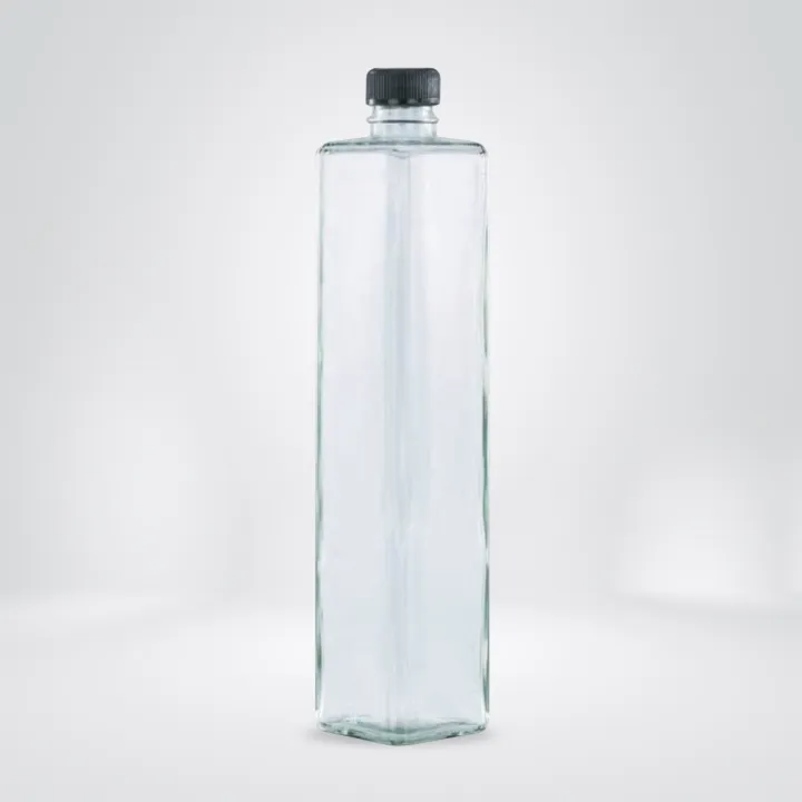 Glass%20Water%20bottle%20750ml%20square%20shape%20Glass%20with%20Black%20Plastic%20Cap%20-%20Hydration%20Drink%20Bottle%20Water%20Container%20Set%201Pc/3Pc/6Pc%20-%20Image%202