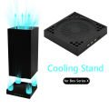 Game Console Anti-slip Stand Cooling Fan Mount Bracket Base Compatible For Xbox X Series Game Console. 