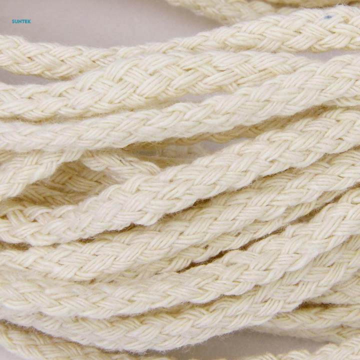 3x%2010M%20Soft%20Braided%20Cord%20Natural%20Cotton%20Rope%20Thread%20Cord%20Light%20Beige%205mm%20-%20Image%207