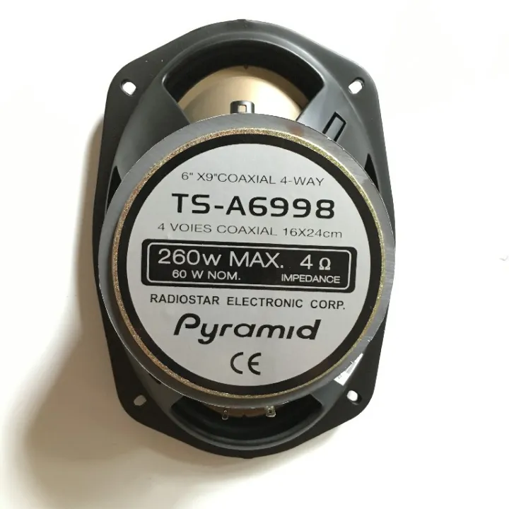 Pyramid%206998GX%206%E2%80%9D%20x%209%E2%80%9D%20800%20Watts%204%20Way%20Bronze%20P.P.%20Cone%20Speakers%20260W%20Rated%20power%20Aitavoz%204%20Vias%20-%20Image%204